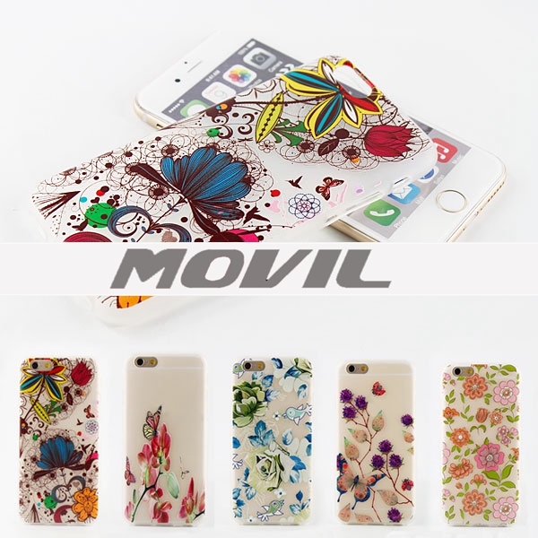 NP-2116 peelings TPU  funda para Apple iPhone 6-9